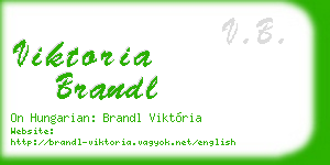 viktoria brandl business card