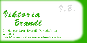 viktoria brandl business card